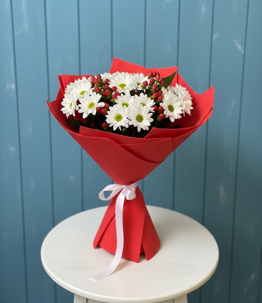 Букет цветов из: Хризантемы в Новой Ляде