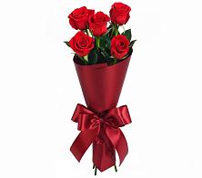 Букет 5 Красных роз Эдлесс Лав в Новой Ляде