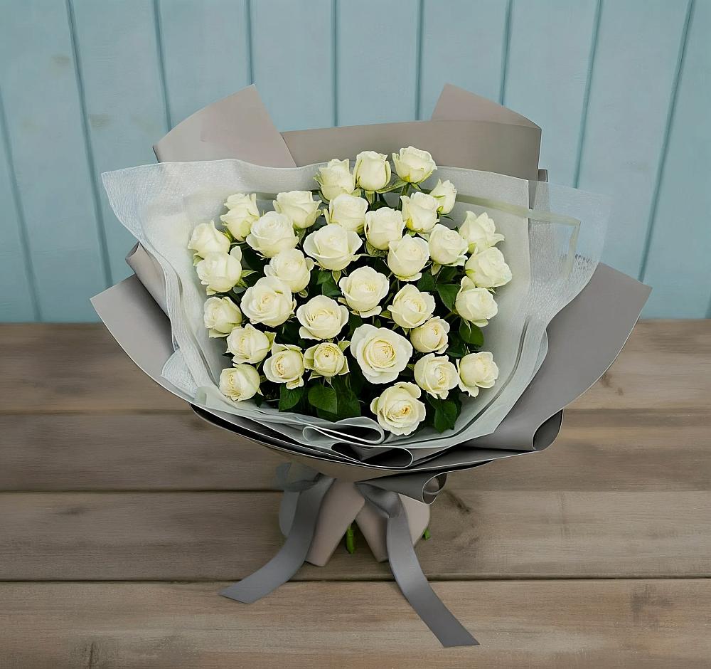 Букет Белоснежная нежность в Новой Ляде
