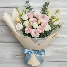 Букет цветов из:  Лизиантусы в Новой Ляде