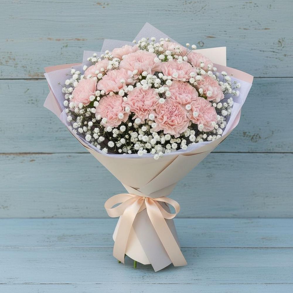 Букет цветов из: Гвоздики в Новой Ляде