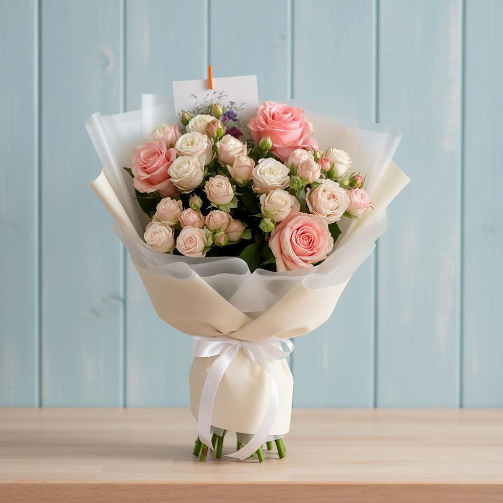 Букет цветов из: Розы в Новой Ляде