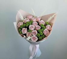 Букет цветов из:  Розы и Хризантемы #REPLACE_PRED# Новой Ляде