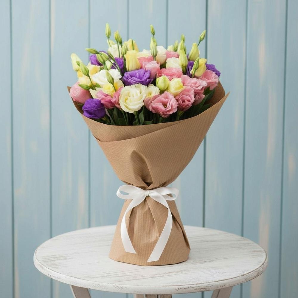 Букет цветов из: Лизиантусы в Новой Ляде