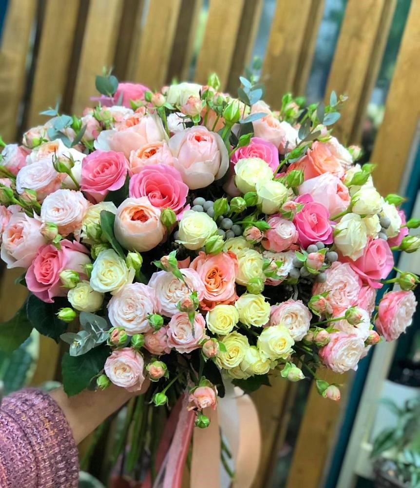 Букет цветов из: Розы в Новой Ляде