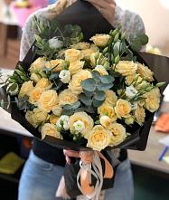 Букет цветов из:  Розы и Лизиантусы #REPLACE_PRED# Новой Ляде