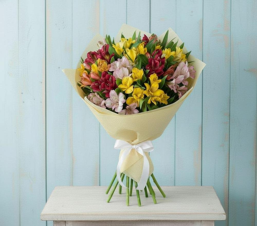 Букет цветов из: Альстромерии в Новой Ляде