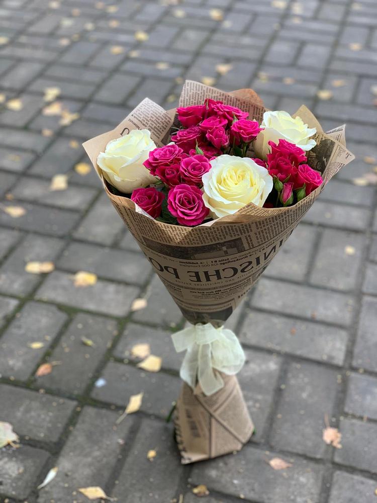 Букет цветов из: Розы в Новой Ляде