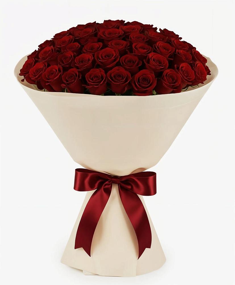 Букет 101 Бордовая роза Блэк Бакарра в Новой Ляде