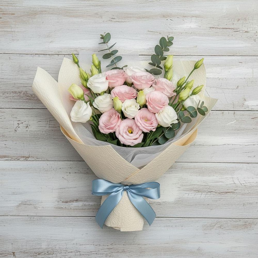 Букет цветов из: Лизиантусы в Новой Ляде